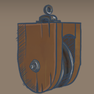 Wooden Pulley
